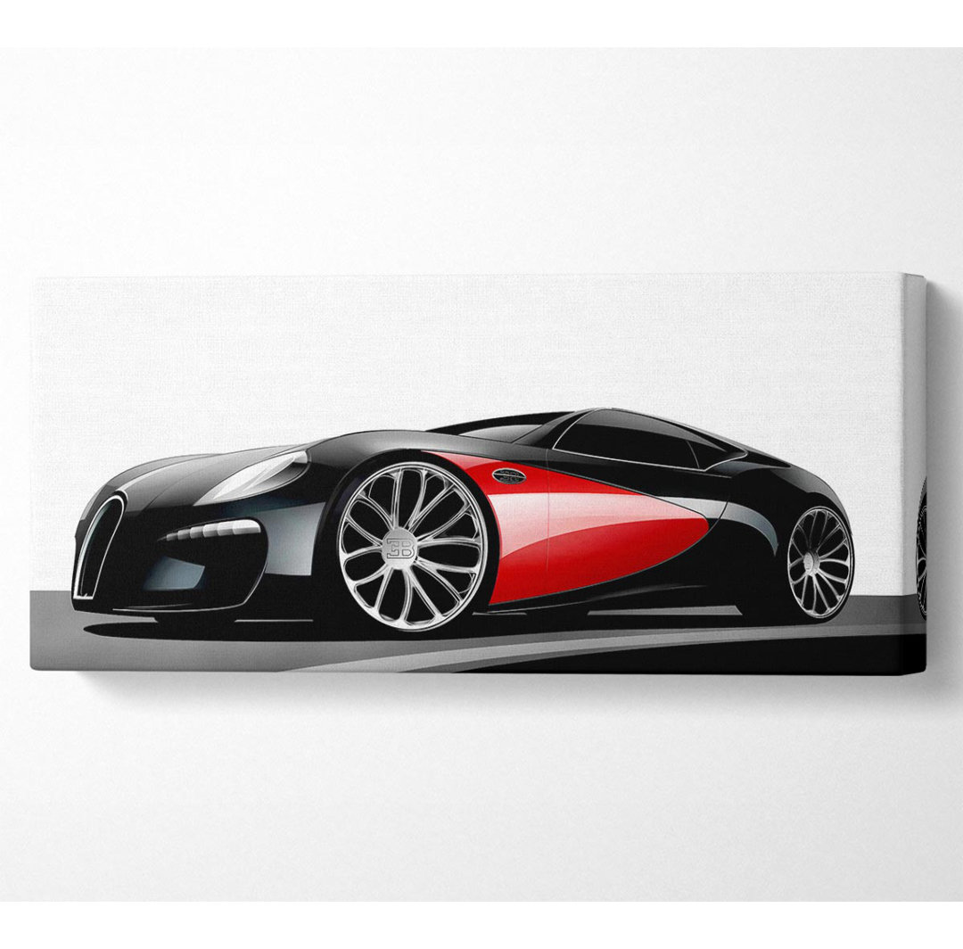 Bugatti Veyron Mean Machine - Kunstdrucke auf Leinwand - Wrapped Canvas