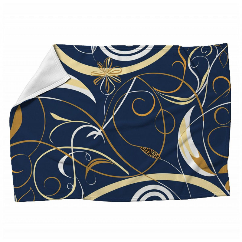 Machine Printed Throw Blanket, Throw