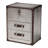 Jimalee Baxton Studio Laura Vintage Canvas 2-Drawer End Table Trunk