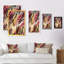 Zèbre peau IV - Décoration murale moderne et contemporaine en toile-399951104-399951105