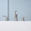 Z Collection Two-Handle Deck-Mount 8.0 gpm Roman Tub Faucet with Rough-In Valve - Brushed Nickel-36865948