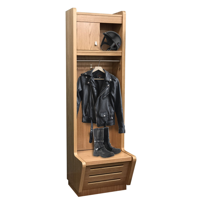 Casier en bois Wood Hallowell, L 24 po x P 12 po / H 24 po x H 84 po