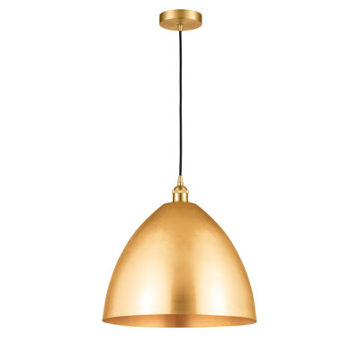 Luminaire suspendu conique à 1 lumière