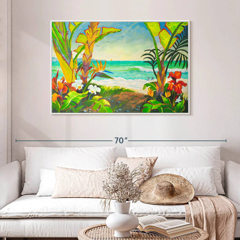 Time To Chill At The Tamsin, 46" X 31", Floating Frame White