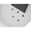 Baignoire tourbillon autoportante rectangulaire 70,9 "x 35,4"