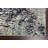 One-of-a-Kind 4' x 6'1" New Age Rectangle Silk and Wool Area Rug in Blue and Ivory