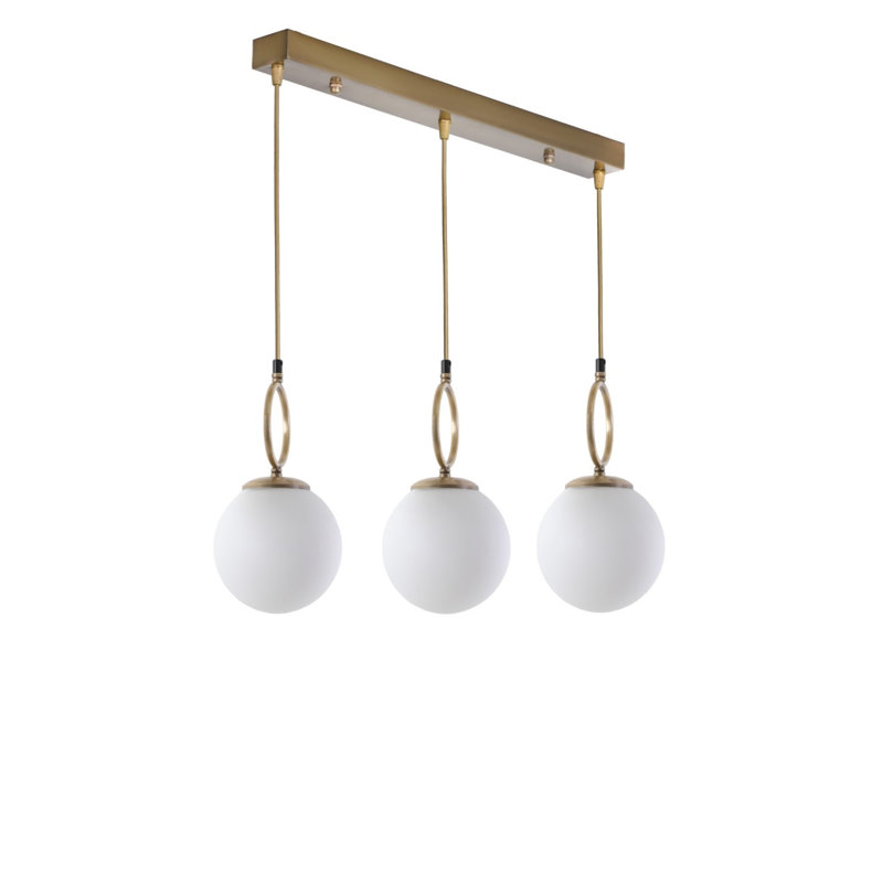 Cremont 3 - Light White Kitchen Island Pendant