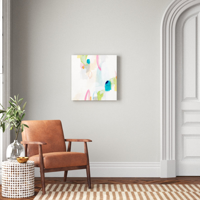 Peinture sur toile, H 24 po x l 24 po, Toile tendue, Sans cadre