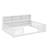 Floor Bed With Side Bookcase,Shelves,Guardrails-896912659