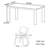 Minimalist style rectangular dining table-110979179