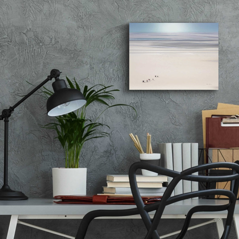 «Caravan In France» par Keri Bevan, H 12 po x l 16 po x P 0,13 po