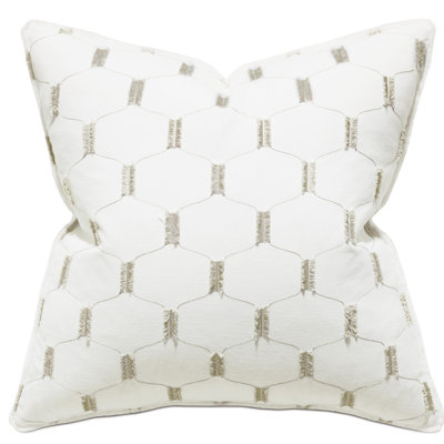 Charlie Cut Embroidery Euro Sham