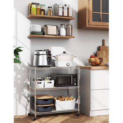 Tablettes de rangement robustes à 3 niveaux avec capacité de 750 lb, hauteur réglable, fabrication en acier allié pour le garage, le garde-manger et la cuisine