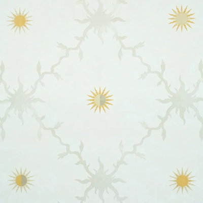 Papier peint à motif de treillis Palladio