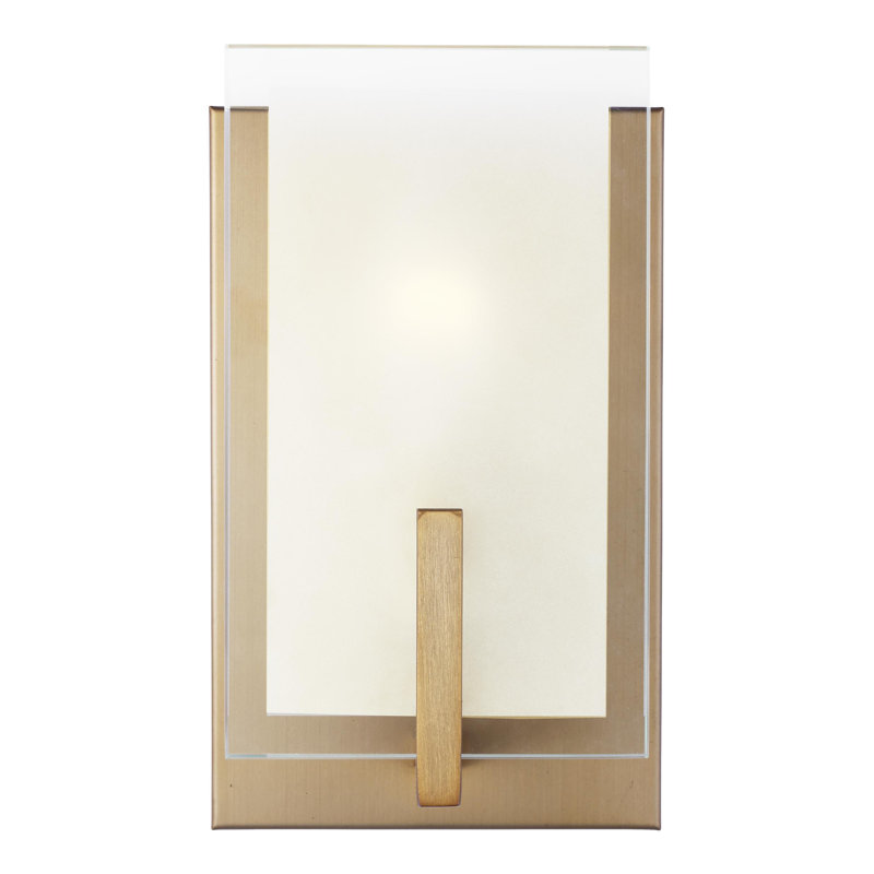 Syll 1 - Light Bath Sconce, Satin Brass, No