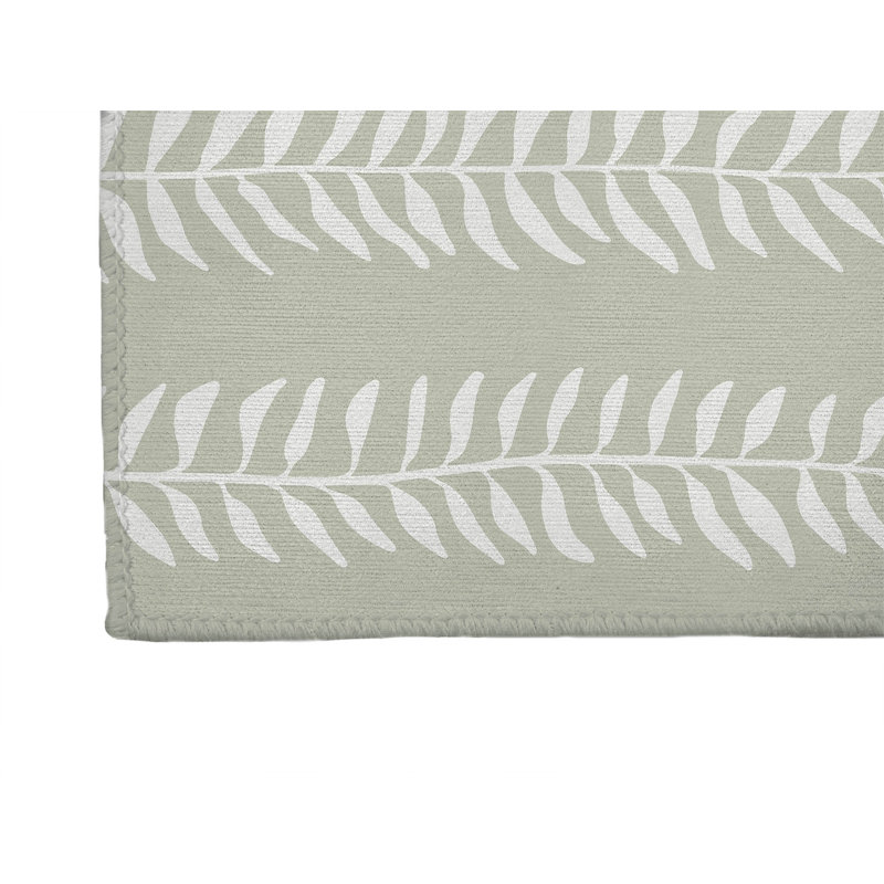 Mystic Ivy Non-Slip Outdoor Rug, Runner 2'6" x 8'