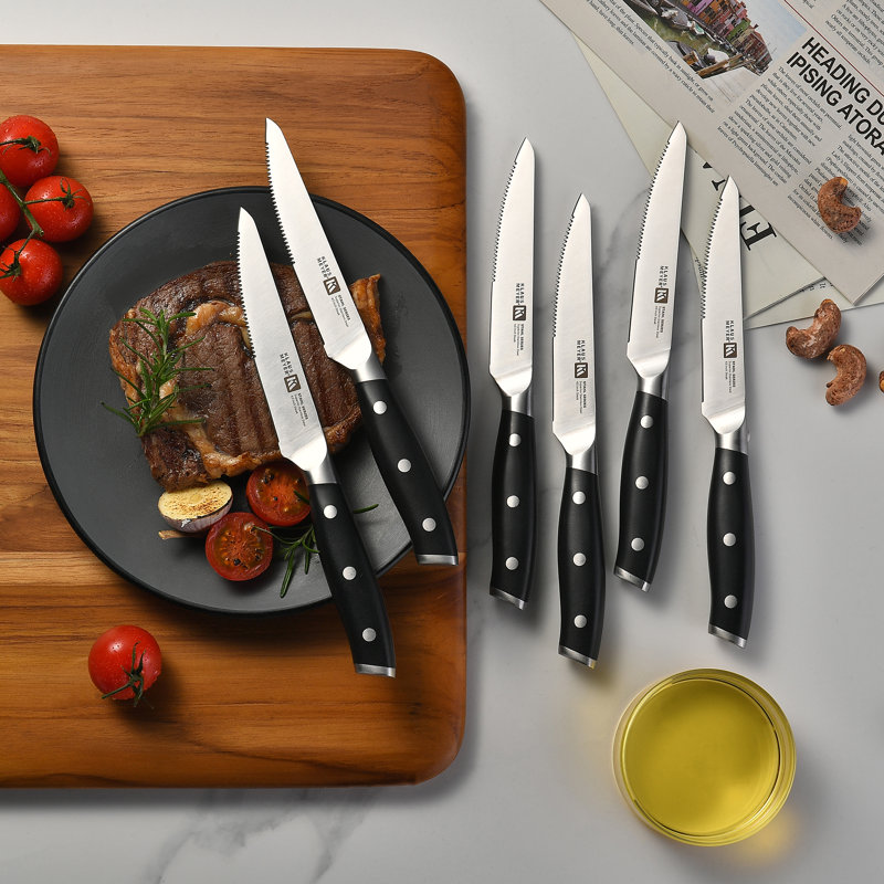 Klaus Meyer Klaus Meyer Stahl 6 Piece 4.5'' Steak Knife Set (Set of 6)