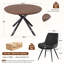 Ensemble de table de salle à manger 47,2 po avec 4 chaises rembourrées-131082355-131082357