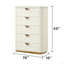 Commode 5 tiroirs La Pierre
