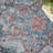 Medallion Machine Washable Polyester Area Rug in Light Blue/Orange/Gray-369937936