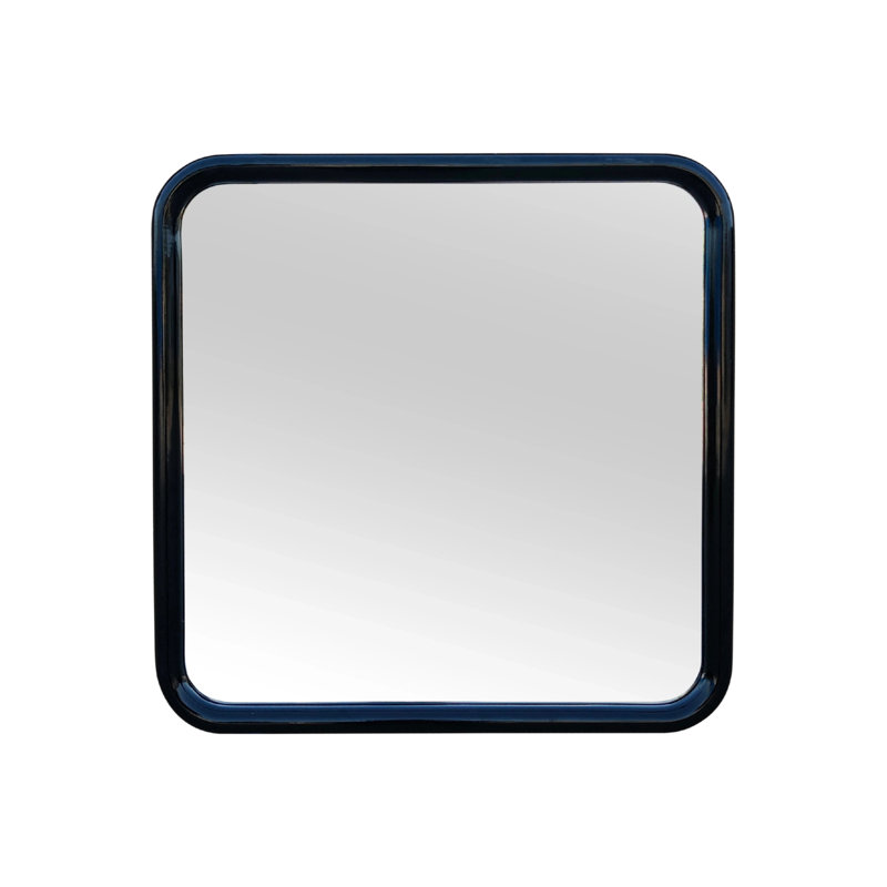 Bold Square Mirror, Black