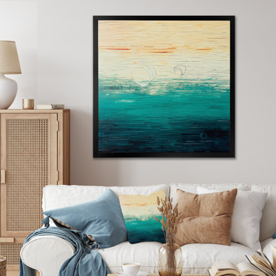 «Minimalistic Essence Beach III - Minimalisme», art mural