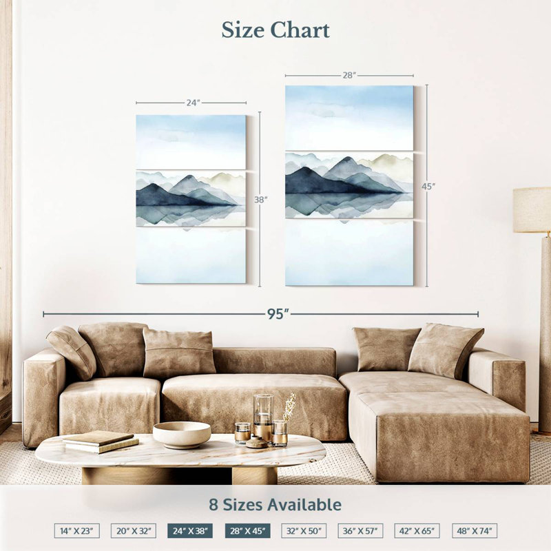 Avery Glacial I, 38" H x 24" W