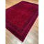 Tapis en laine et coton rouge noué à la main Original