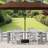 Six-piece Outdoor Patio Dining Table Set-1293898313