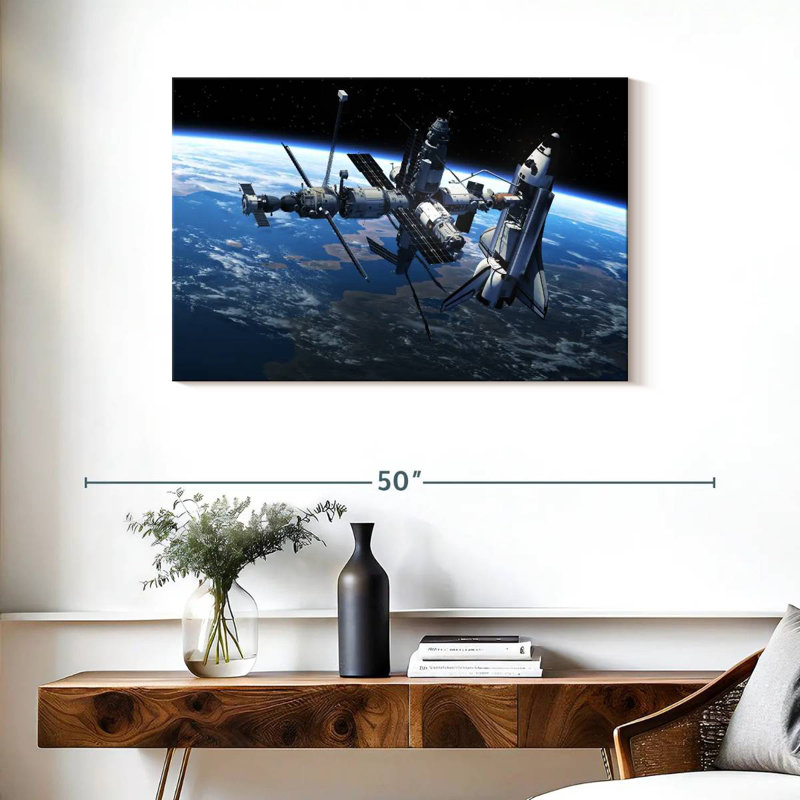 Oberle Space Station, 24" H x 36" W