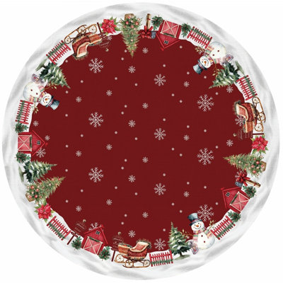 (60 x 104 po) Nappe en polyester imperméable X'MAS