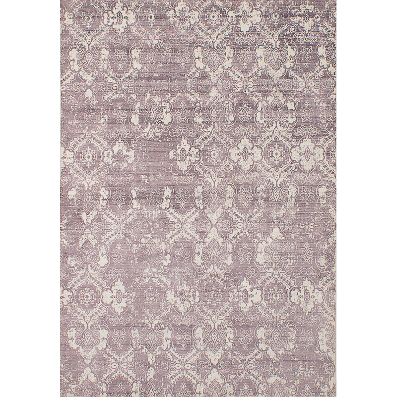 Tapis mauve tissé à la main Haeryst