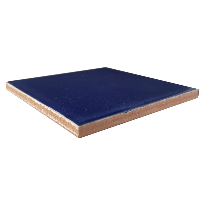 4,2 po x 4,2 po mosaïque de dosseret TalaMex faite à la main 9 pièces Talavera, Bleu