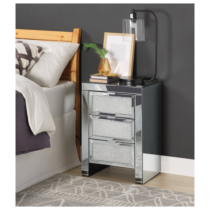 Table d'appoint en miroir Noralie