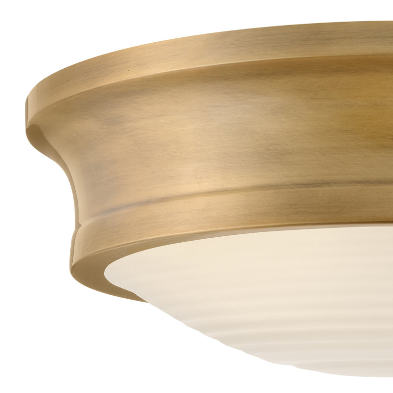 Hinkley Ellis Medium Flush Mount, Heritage Brass