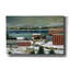 Toile épique «Winter On The Hudson River» par JL Munro, 40 po x 26 po