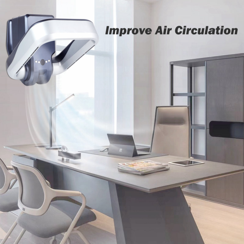 Ventilateur mural 15,7 "sans lame avec télécommande et tête rotative Wenty