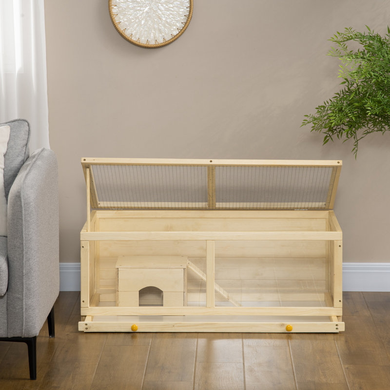 Hamster Cage, Natural Wood