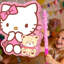 Hello Kitty SquarePants Pinata,Hello Kitty Themed Party Pinata Bundle