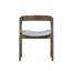 Avanti Mid-Century Solid Wood Arm Dining Chair with Curved Backrest (Set of 2)-1047888985