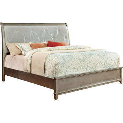Rishaan Upholstered Sleigh Bed