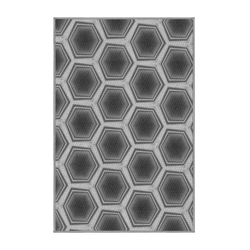Geometric Indoor Rug, Rectangle 6' x 9'