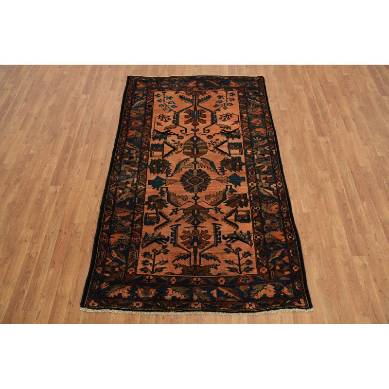 Tapis géométrique en laine 4 x 7