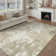 Modern Abstract Machine Washable Area Rug With Non-Slip Rubber Backing