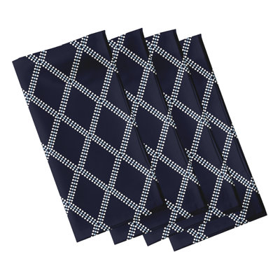 Lateasa Polyester Geometric Square Napkin