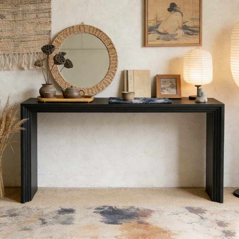 Console de style moderne, Noir