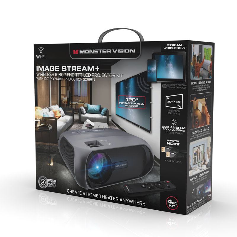 Projecteur portatif 2000 lumens