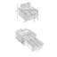 fauteuils d'appoint avec un coussin et une poche latérale-1313049391