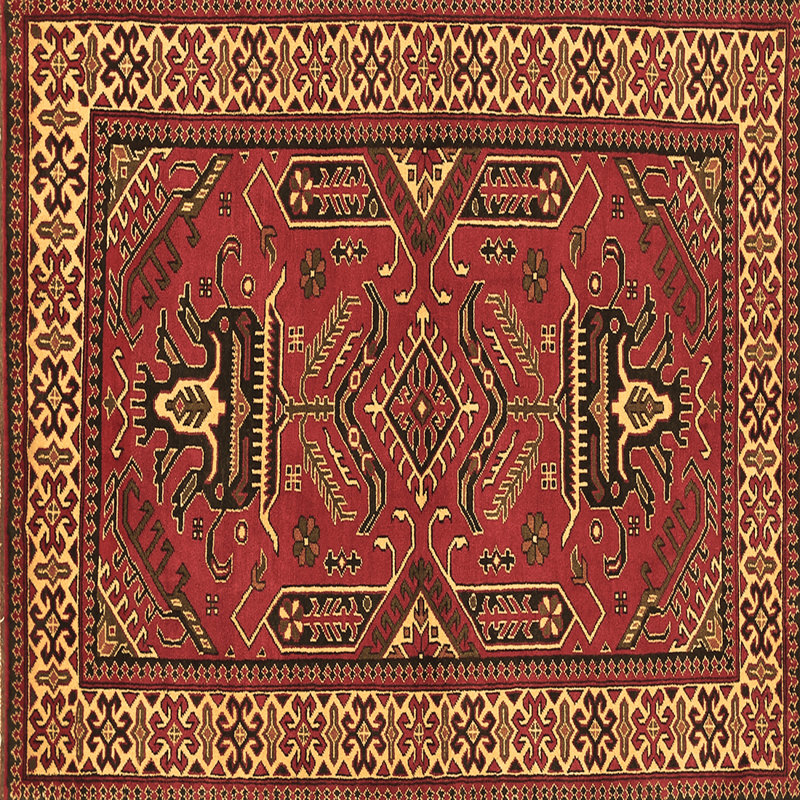 Southwestern Indoor Rug, Square 5'
