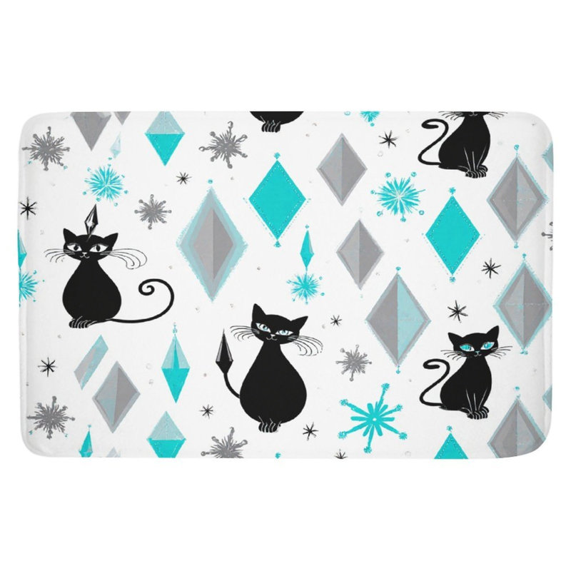 Tapis pour salle de bain Cat & Diamond, 16 x 24